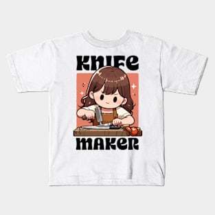 Knife Maker Kids T-Shirt